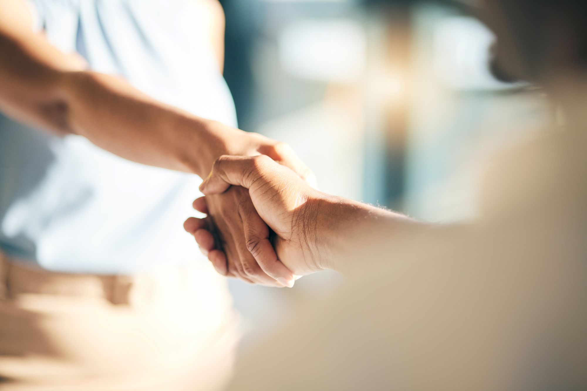 people shaking hands